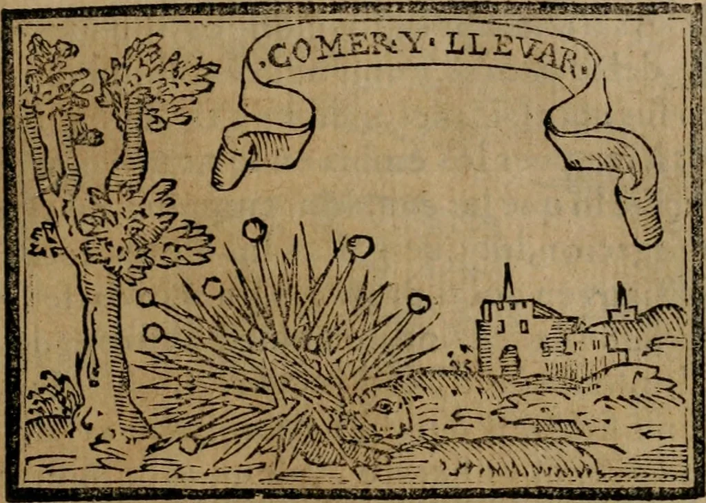 An illustration from Emblemas morales de Don Sebastian de Couarrubias Orozco ..., 1610, leaf 84