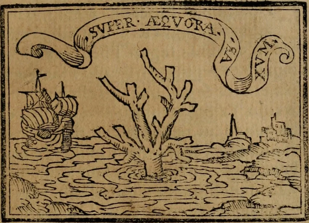 An illustration from Emblemas morales de Don Sebastian de Couarrubias Orozco ..., 1610, leaf 88