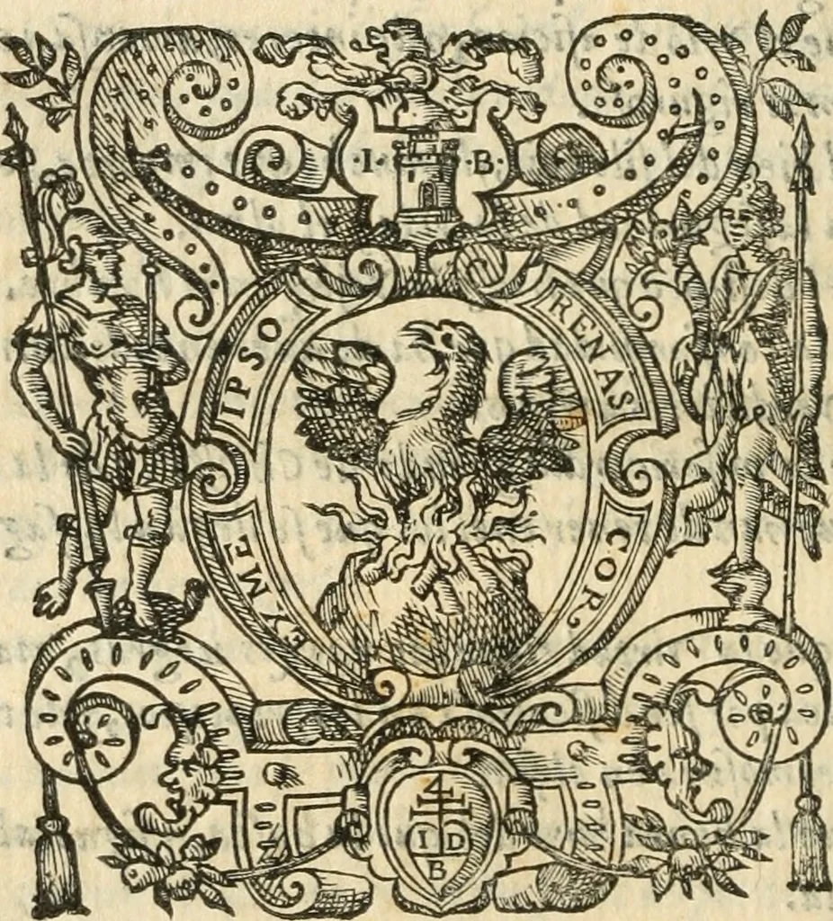 An illustration from Emblemas morales de Don Iuan de Horozco Covarruuias..., 1604, leaf 185