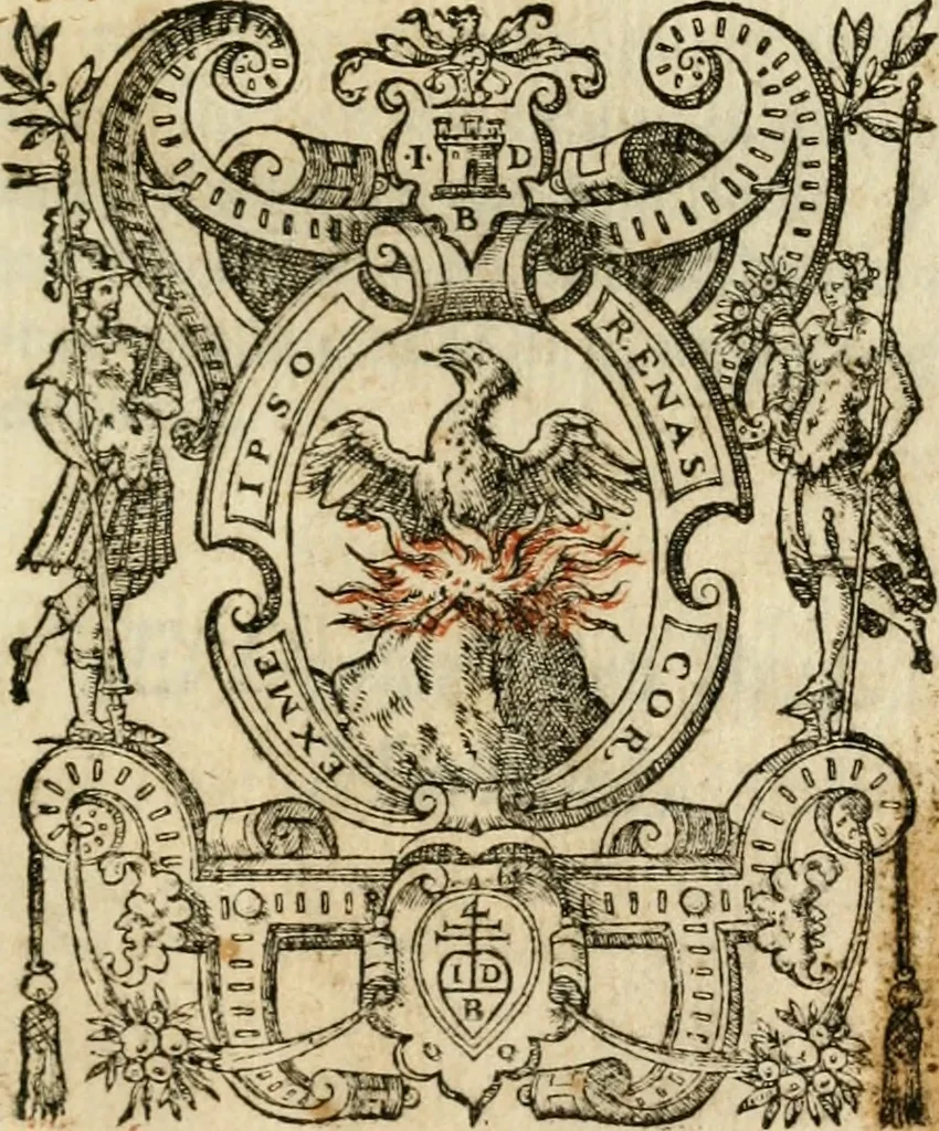 An illustration from Emblemas morales de Don Iuan de Horozco Covarruuias..., 1604, leaf 2