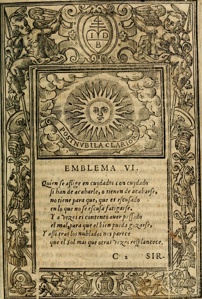 An illustration from Emblemas morales de Don Iuan de Horozco Covarruuias..., 1604, leaf 204