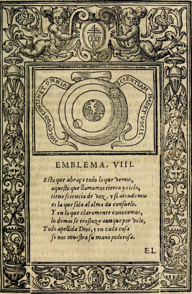 An illustration from Emblemas morales de Don Iuan de Horozco Covarruuias..., 1604, leaf 212