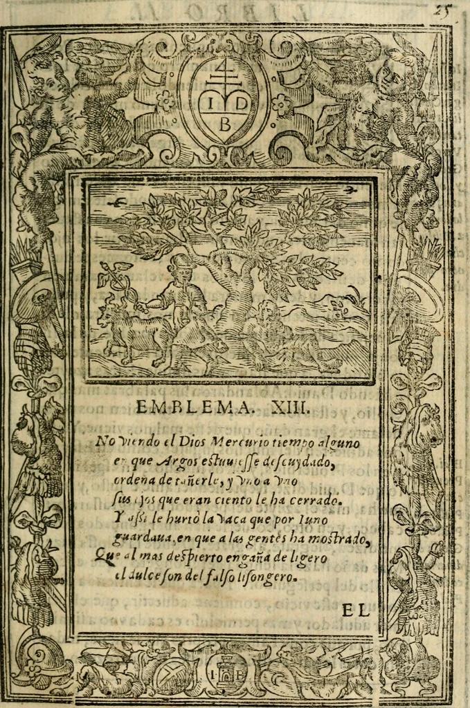 An illustration from Emblemas morales de Don Iuan de Horozco Covarruuias..., 1604, leaf 230