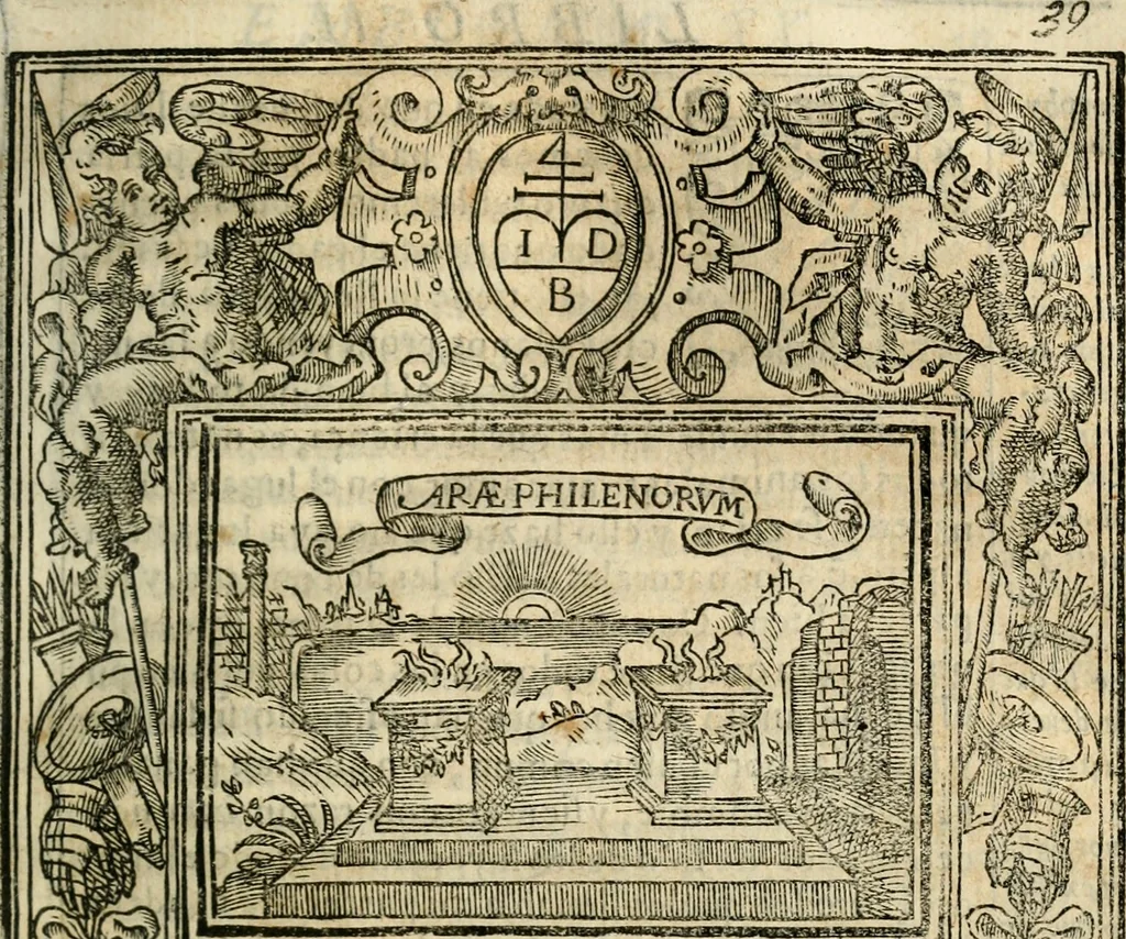 An illustration from Emblemas morales de Don Iuan de Horozco Covarruuias..., 1604, leaf 258