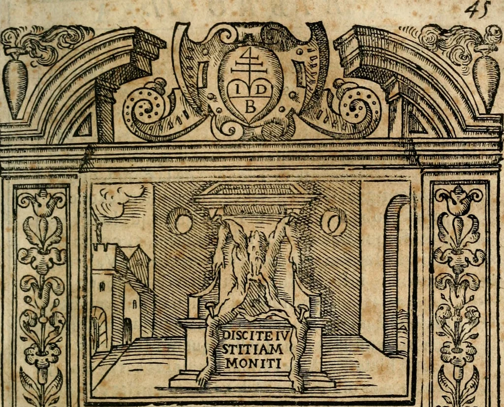 An illustration from Emblemas morales de Don Iuan de Horozco Covarruuias..., 1604, leaf 270