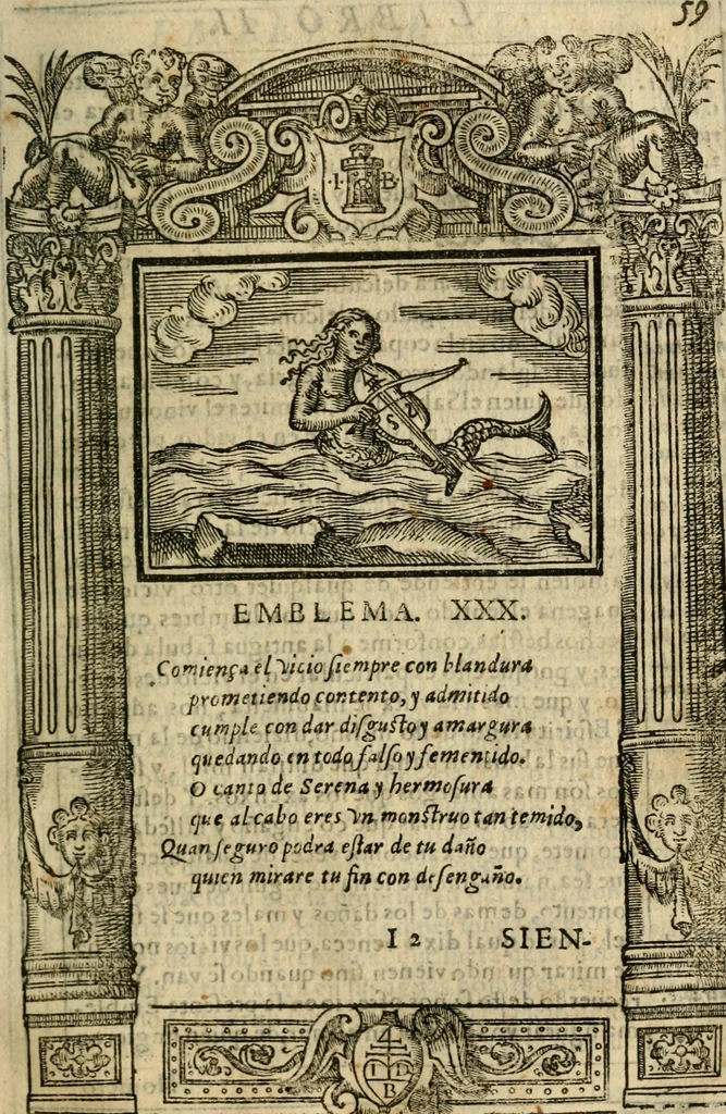 An illustration from Emblemas morales de Don Iuan de Horozco Covarruuias..., 1604, leaf 298