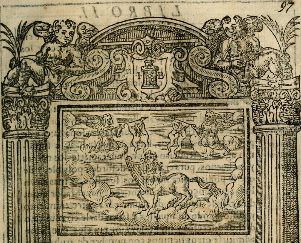 An illustration from Emblemas morales de Don Iuan de Horozco Covarruuias..., 1604, leaf 372