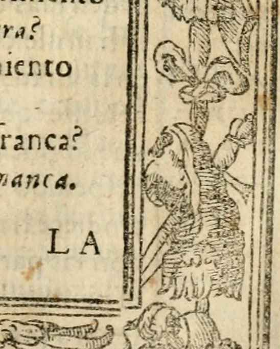 An illustration from Emblemas morales de Don Iuan de Horozco Covarruuias..., 1604, leaf 394