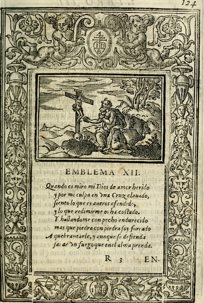 An illustration from Emblemas morales de Don Iuan de Horozco Covarruuias..., 1604, leaf 426
