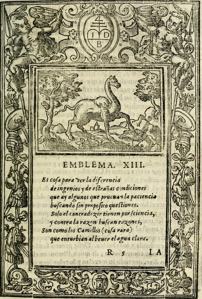 An illustration from Emblemas morales de Don Iuan de Horozco Covarruuias..., 1604, leaf 430