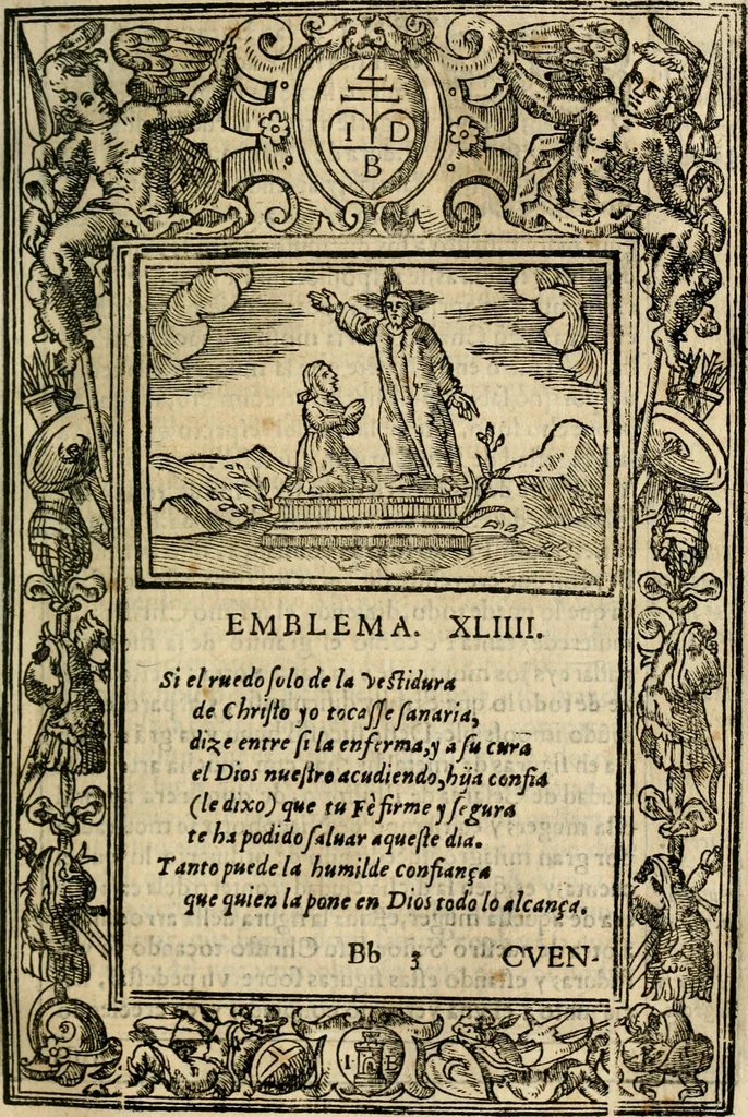 An illustration from Emblemas morales de Don Iuan de Horozco Covarruuias..., 1604, leaf 554