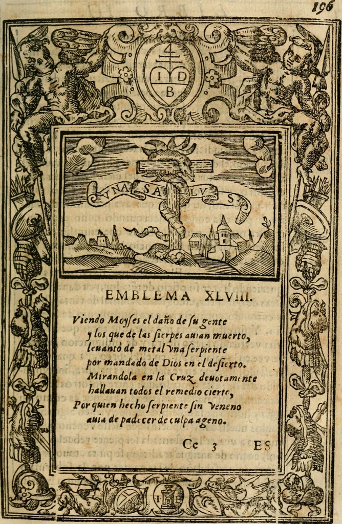 An illustration from Emblemas morales de Don Iuan de Horozco Covarruuias..., 1604, leaf 570