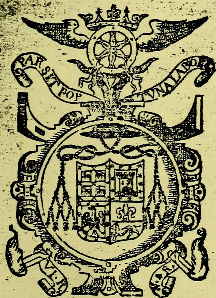 An illustration from Emblemas morales de Don Iuan de Horozco y Couarruuias Arcediano de Cuellar en la Santa Yglesia de Segouia., 1591, leaf 2