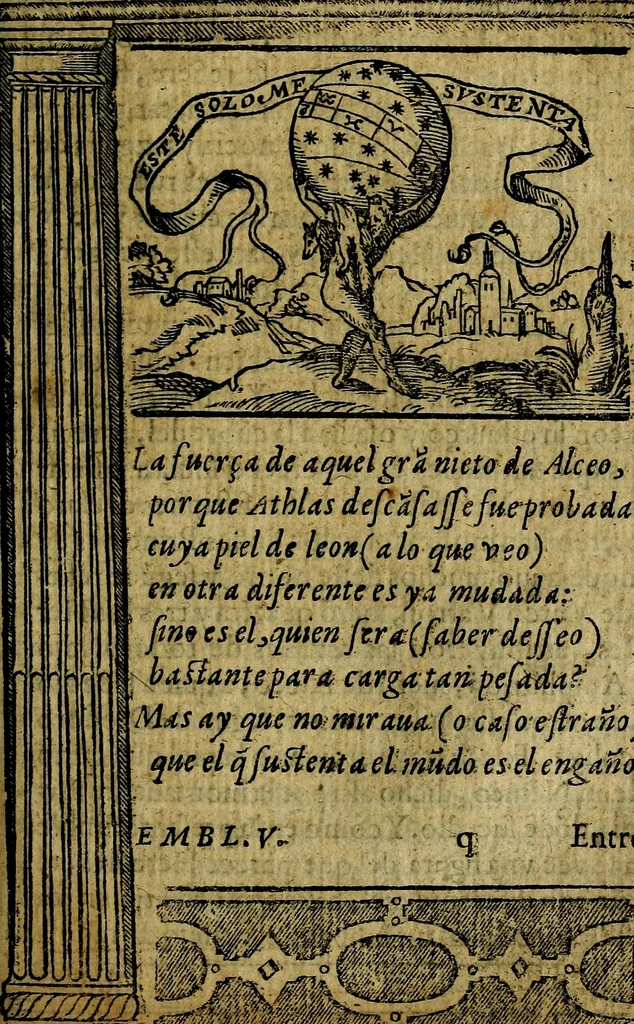 An illustration from Emblemas morales de Don Iuan de Horozco y Couarruuias Arcediano de Cuellar en la Santa Yglesia de Segouia., 1591, leaf 240