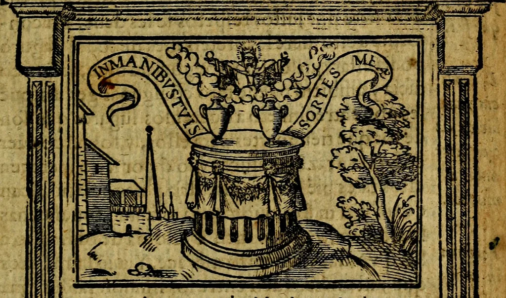 An illustration from Emblemas morales de Don Iuan de Horozco y Couarruuias Arcediano de Cuellar en la Santa Yglesia de Segouia., 1591, leaf 248