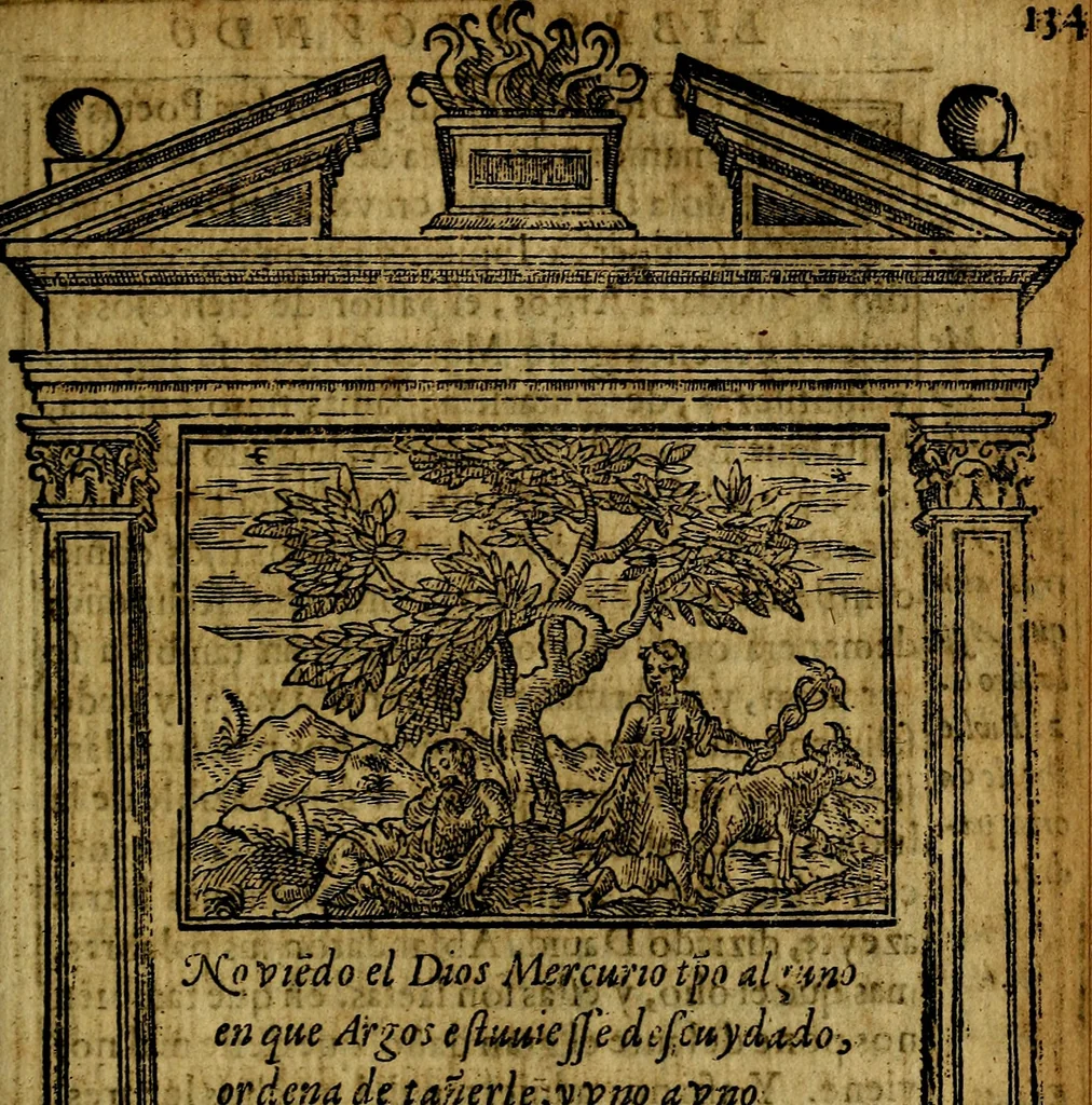 An illustration from Emblemas morales de Don Iuan de Horozco y Couarruuias Arcediano de Cuellar en la Santa Yglesia de Segouia., 1591, leaf 272