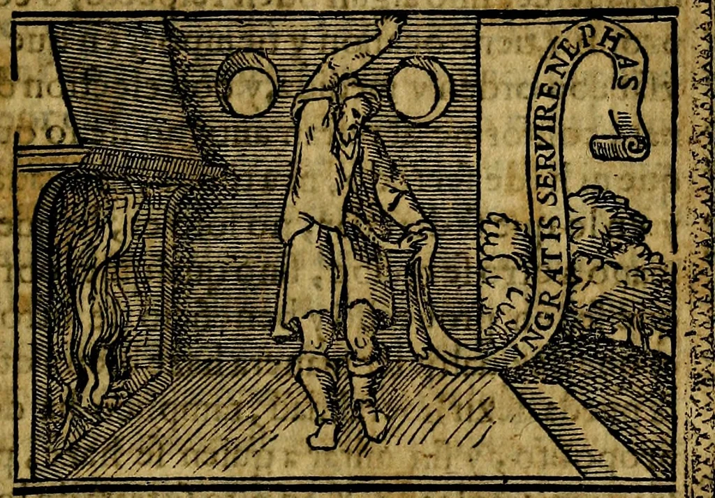 An illustration from Emblemas morales de Don Iuan de Horozco y Couarruuias Arcediano de Cuellar en la Santa Yglesia de Segouia., 1591, leaf 276