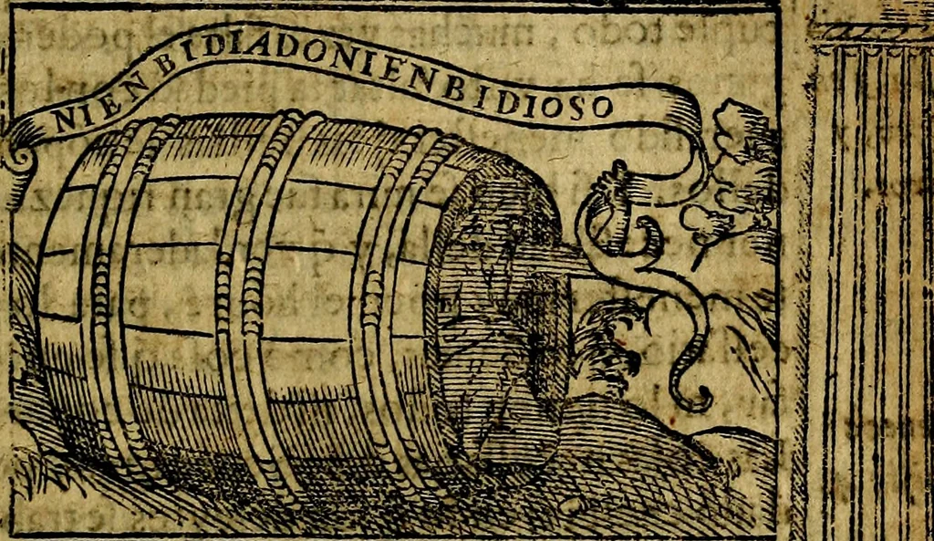 An illustration from Emblemas morales de Don Iuan de Horozco y Couarruuias Arcediano de Cuellar en la Santa Yglesia de Segouia., 1591, leaf 316