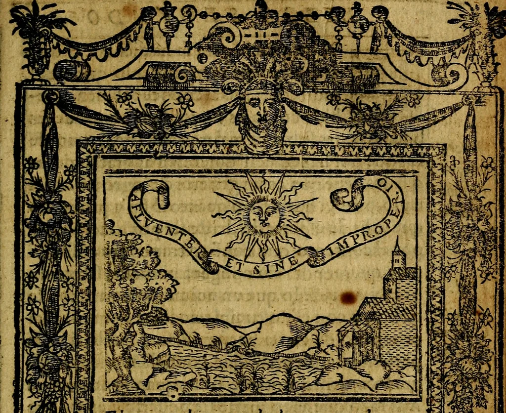 An illustration from Emblemas morales de Don Iuan de Horozco y Couarruuias Arcediano de Cuellar en la Santa Yglesia de Segouia., 1591, leaf 328