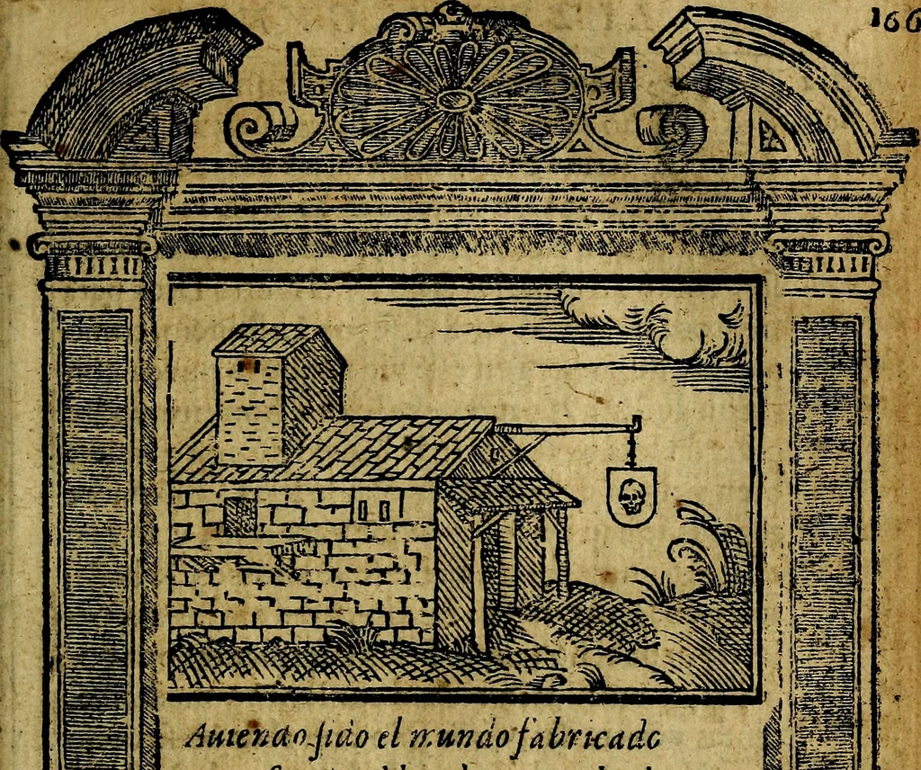 An illustration from Emblemas morales de Don Iuan de Horozco y Couarruuias Arcediano de Cuellar en la Santa Yglesia de Segouia., 1591, leaf 336