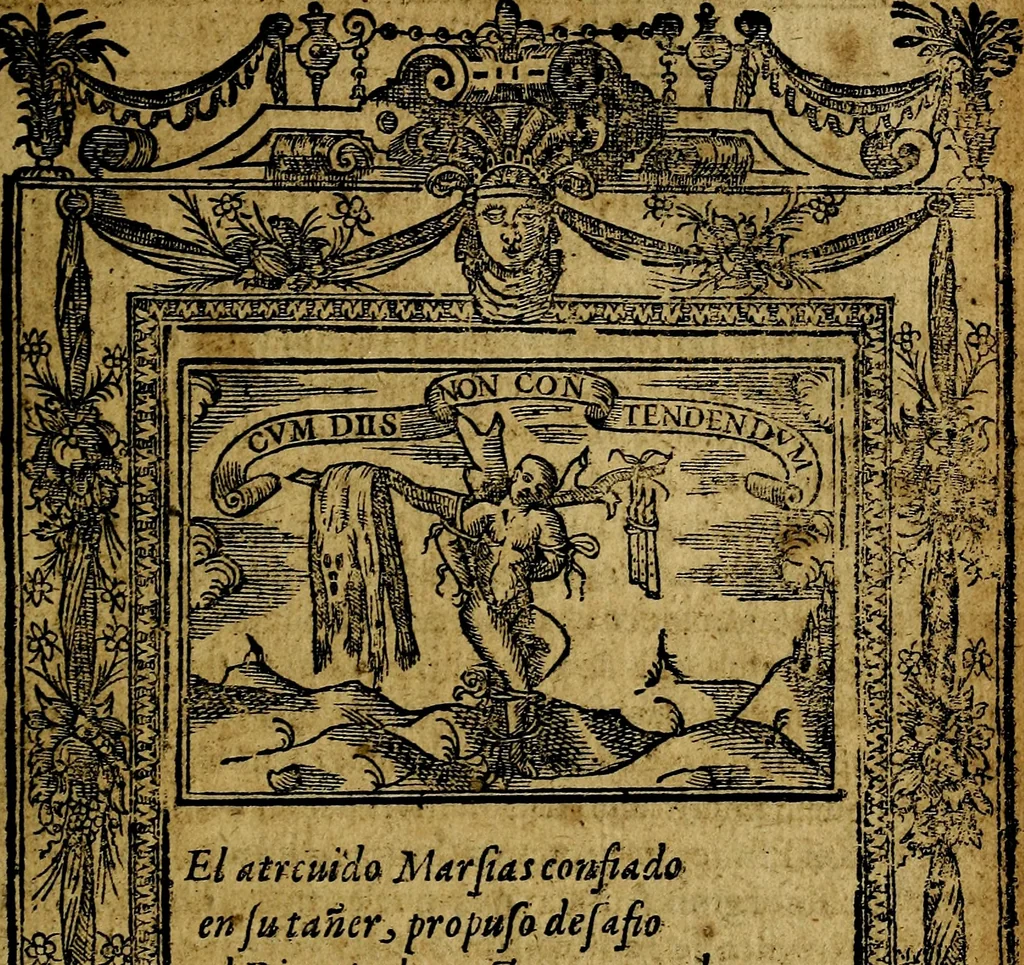 An illustration from Emblemas morales de Don Iuan de Horozco y Couarruuias Arcediano de Cuellar en la Santa Yglesia de Segouia., 1591, leaf 388