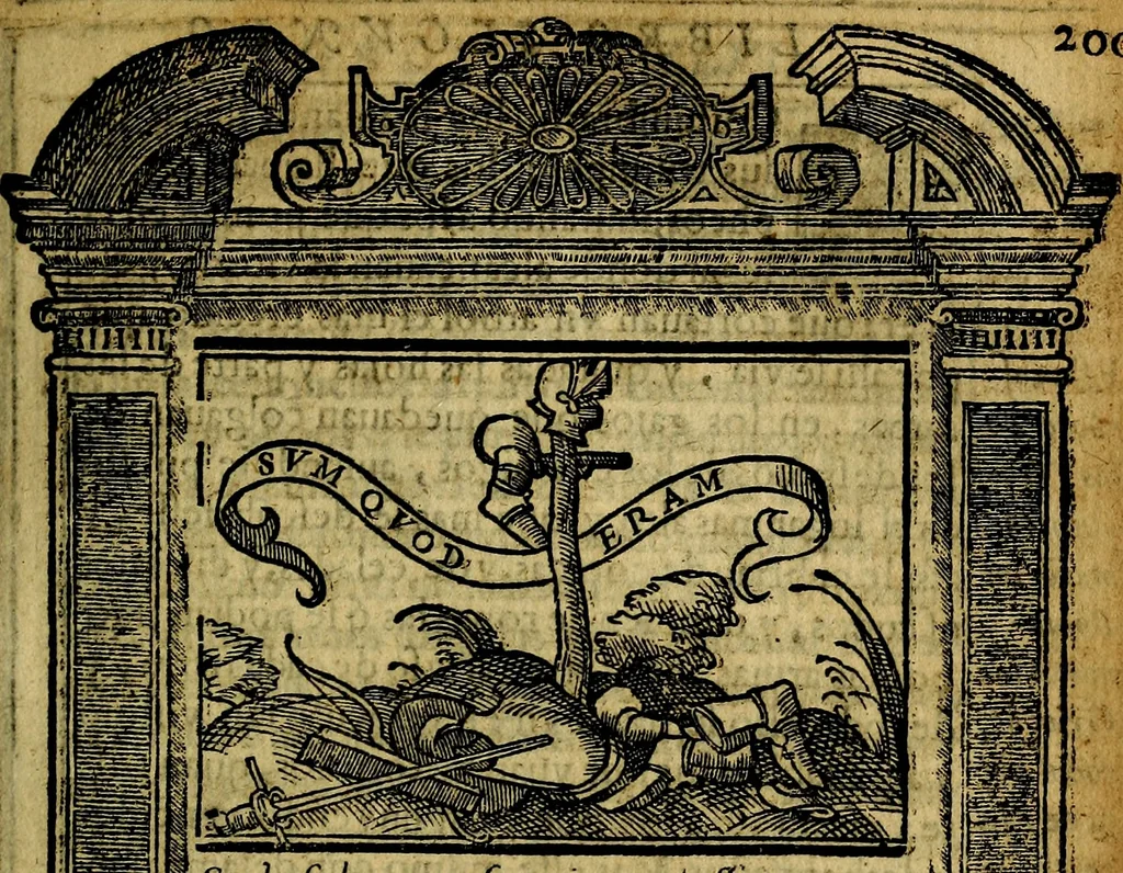 An illustration from Emblemas morales de Don Iuan de Horozco y Couarruuias Arcediano de Cuellar en la Santa Yglesia de Segouia., 1591, leaf 402