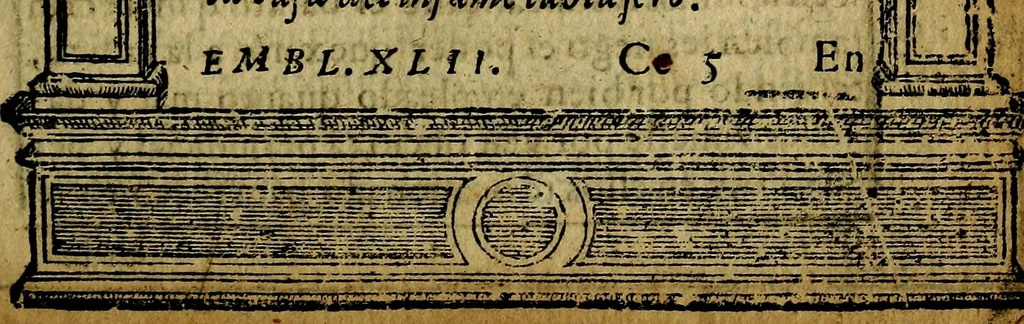 An illustration from Emblemas morales de Don Iuan de Horozco y Couarruuias Arcediano de Cuellar en la Santa Yglesia de Segouia., 1591, leaf 406