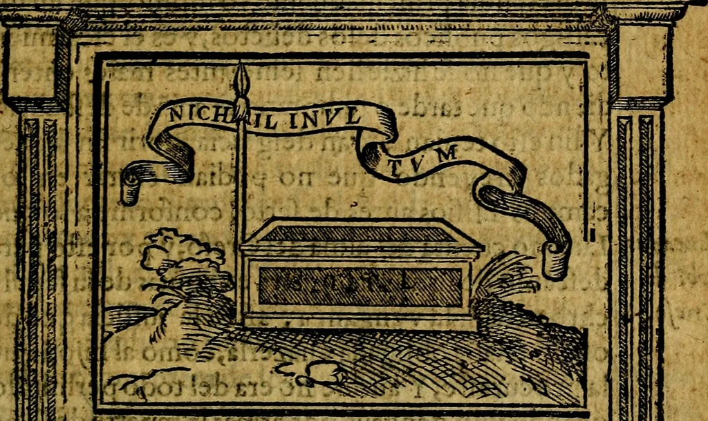 An illustration from Emblemas morales de Don Iuan de Horozco y Couarruuias Arcediano de Cuellar en la Santa Yglesia de Segouia., 1591, leaf 410