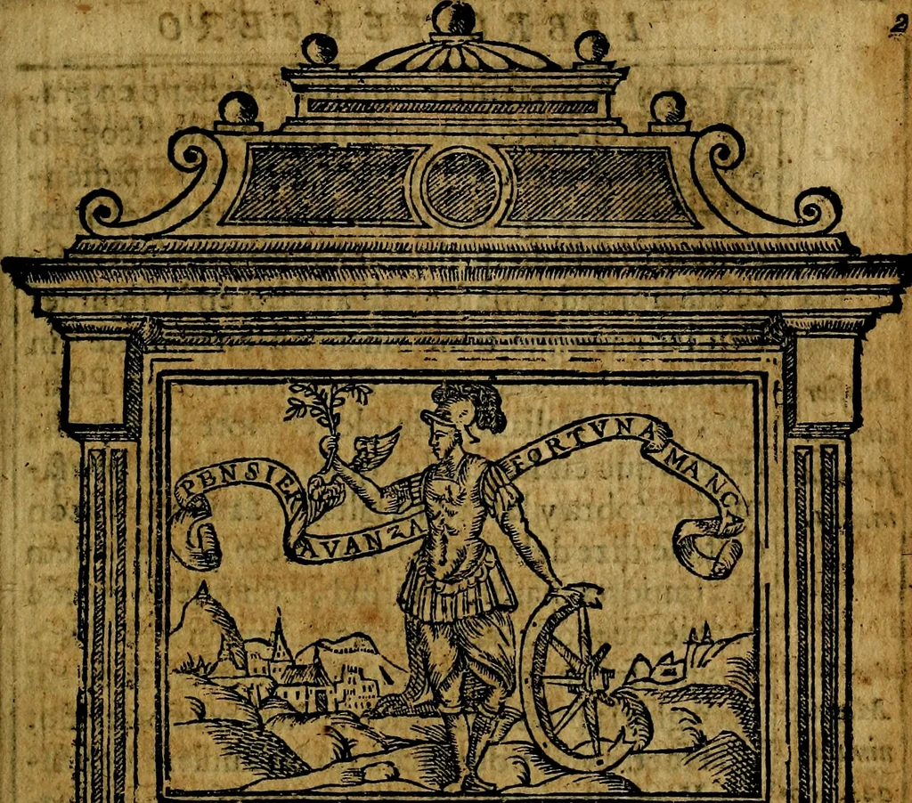 An illustration from Emblemas morales de Don Iuan de Horozco y Couarruuias Arcediano de Cuellar en la Santa Yglesia de Segouia., 1591, leaf 440