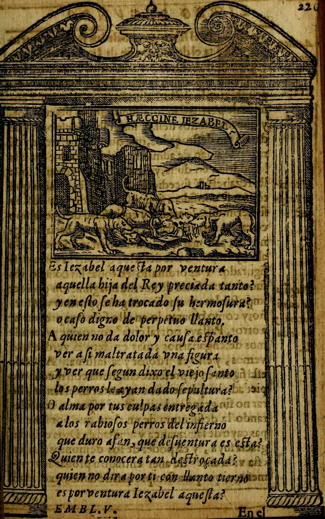 An illustration from Emblemas morales de Don Iuan de Horozco y Couarruuias Arcediano de Cuellar en la Santa Yglesia de Segouia., 1591, leaf 444