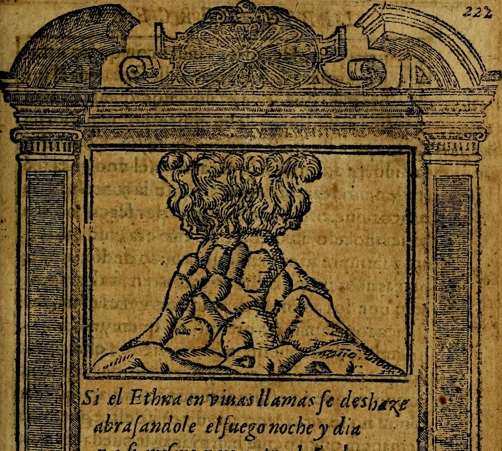 An illustration from Emblemas morales de Don Iuan de Horozco y Couarruuias Arcediano de Cuellar en la Santa Yglesia de Segouia., 1591, leaf 448