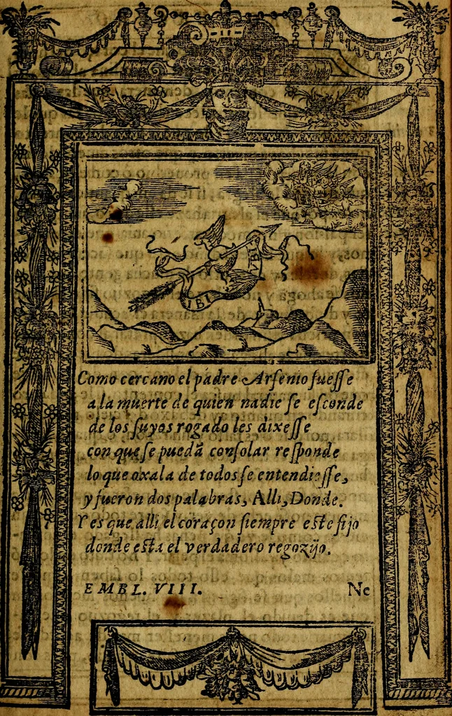 An illustration from Emblemas morales de Don Iuan de Horozco y Couarruuias Arcediano de Cuellar en la Santa Yglesia de Segouia., 1591, leaf 456