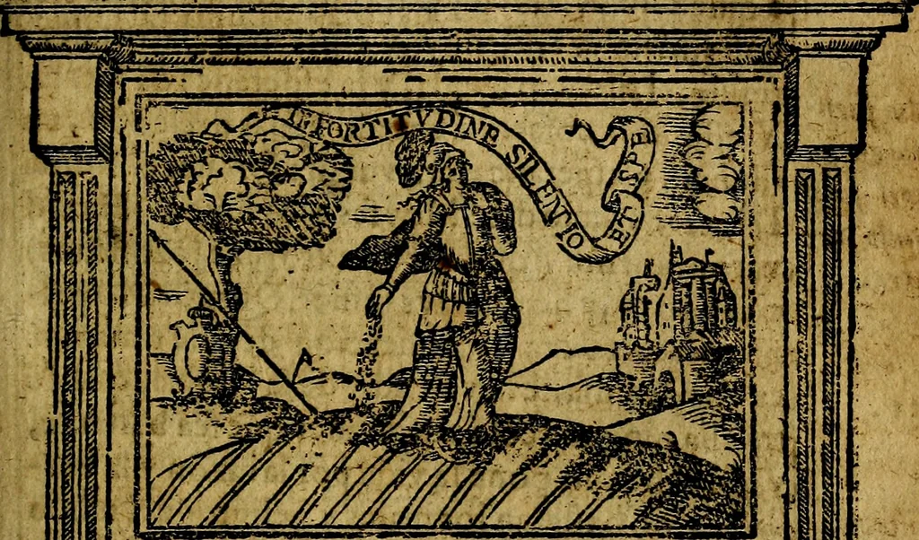 An illustration from Emblemas morales de Don Iuan de Horozco y Couarruuias Arcediano de Cuellar en la Santa Yglesia de Segouia., 1591, leaf 480