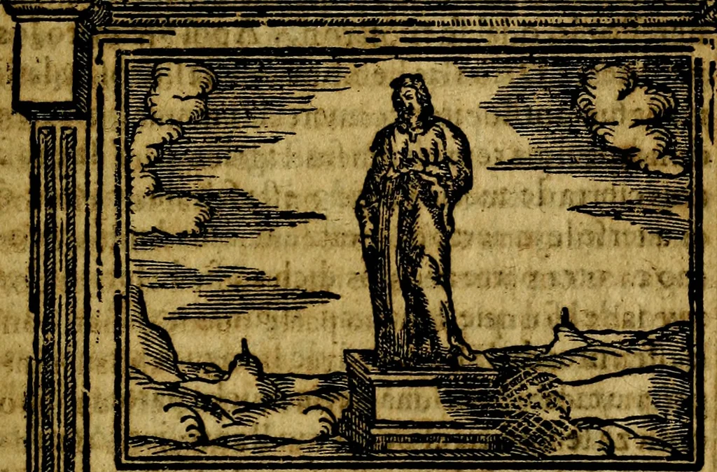 An illustration from Emblemas morales de Don Iuan de Horozco y Couarruuias Arcediano de Cuellar en la Santa Yglesia de Segouia., 1591, leaf 488