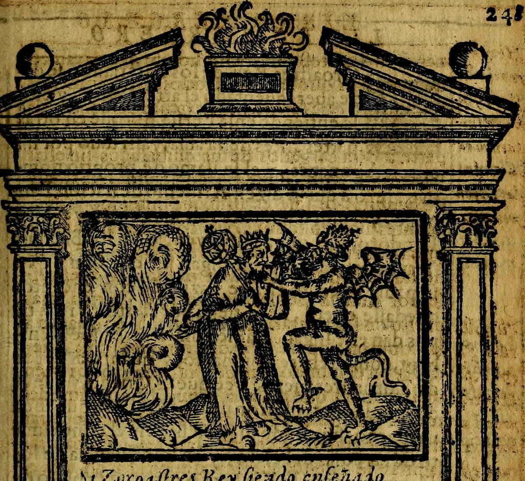 An illustration from Emblemas morales de Don Iuan de Horozco y Couarruuias Arcediano de Cuellar en la Santa Yglesia de Segouia., 1591, leaf 500