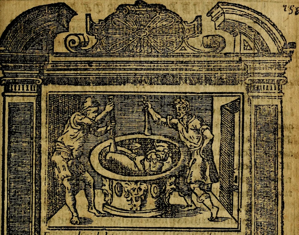 An illustration from Emblemas morales de Don Iuan de Horozco y Couarruuias Arcediano de Cuellar en la Santa Yglesia de Segouia., 1591, leaf 520