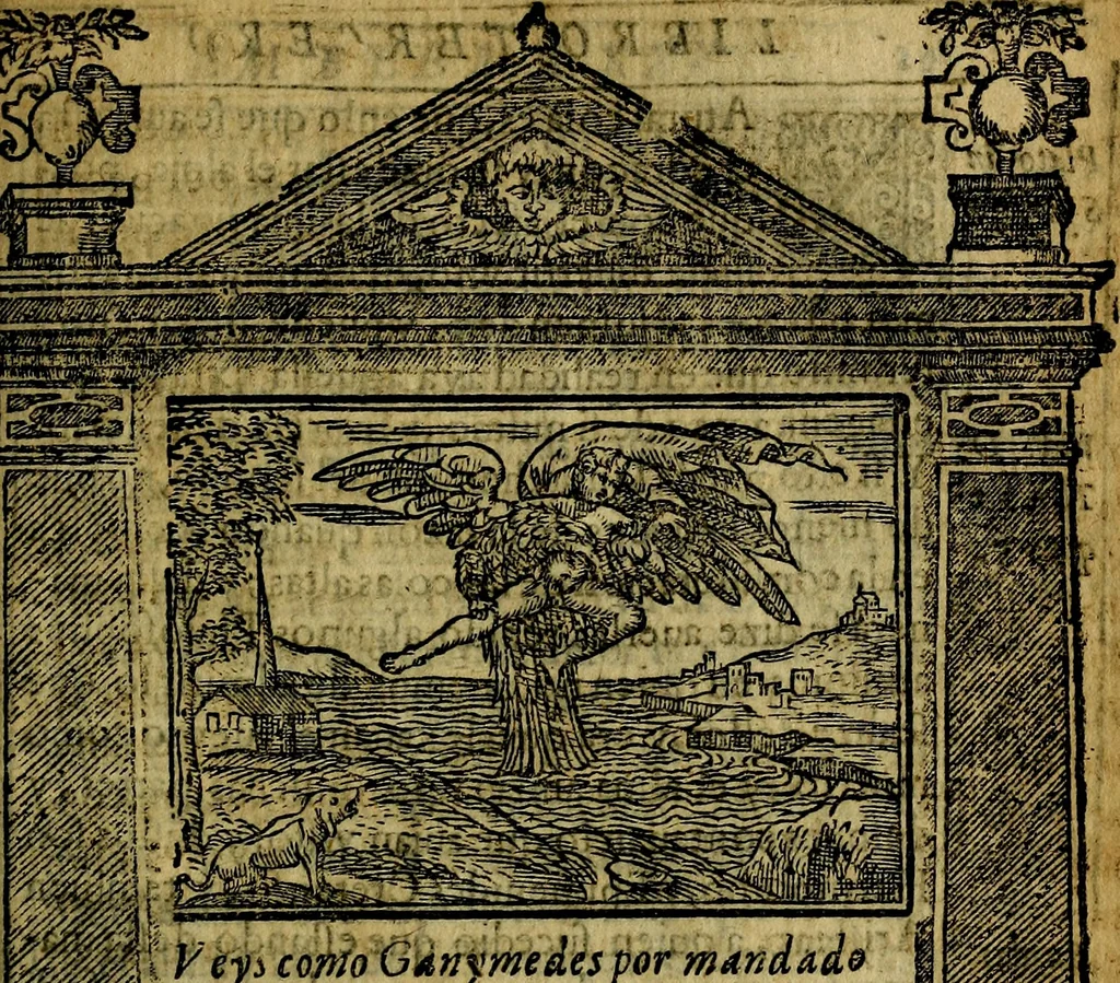An illustration from Emblemas morales de Don Iuan de Horozco y Couarruuias Arcediano de Cuellar en la Santa Yglesia de Segouia., 1591, leaf 524