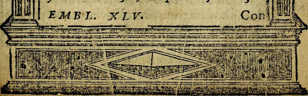 An illustration from Emblemas morales de Don Iuan de Horozco y Couarruuias Arcediano de Cuellar en la Santa Yglesia de Segouia., 1591, leaf 604