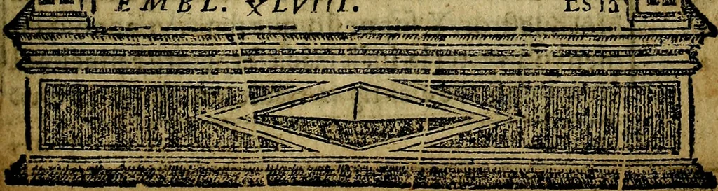 An illustration from Emblemas morales de Don Iuan de Horozco y Couarruuias Arcediano de Cuellar en la Santa Yglesia de Segouia., 1591, leaf 616