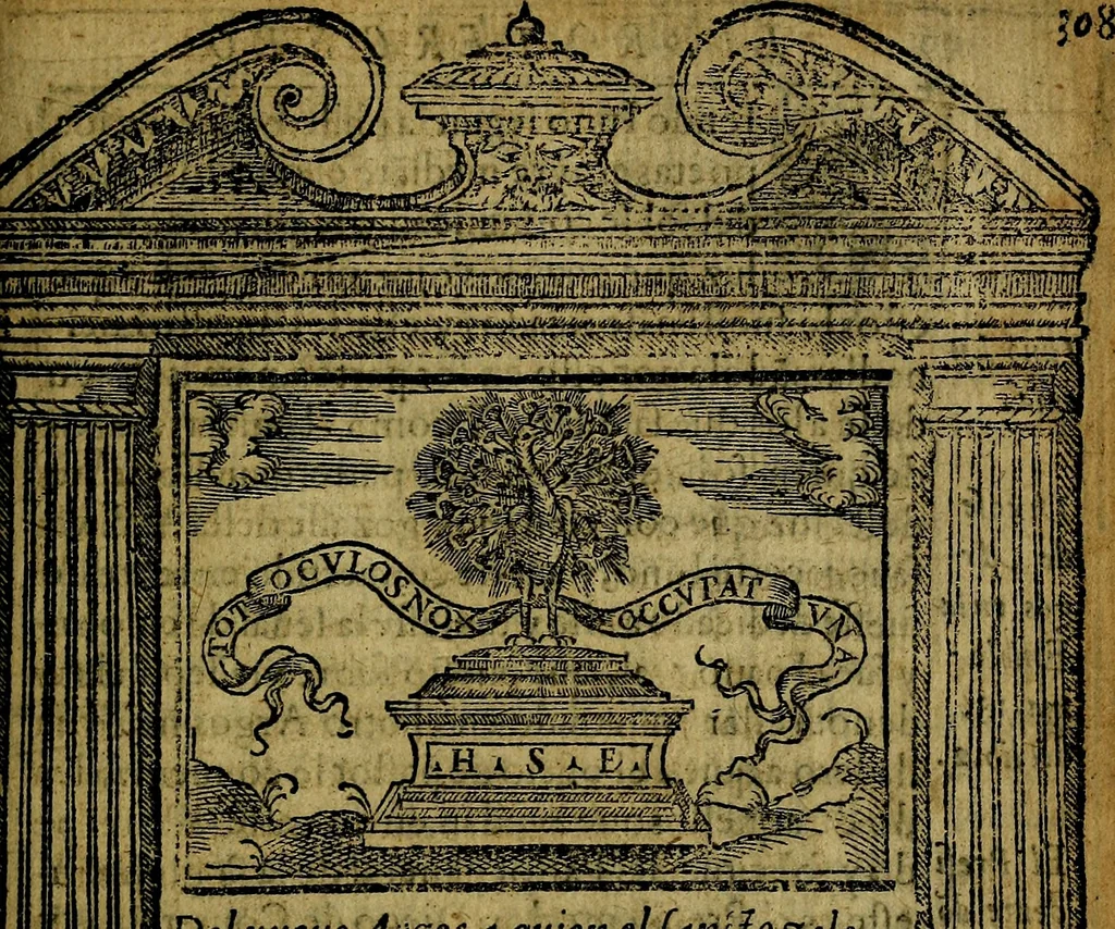 An illustration from Emblemas morales de Don Iuan de Horozco y Couarruuias Arcediano de Cuellar en la Santa Yglesia de Segouia., 1591, leaf 620