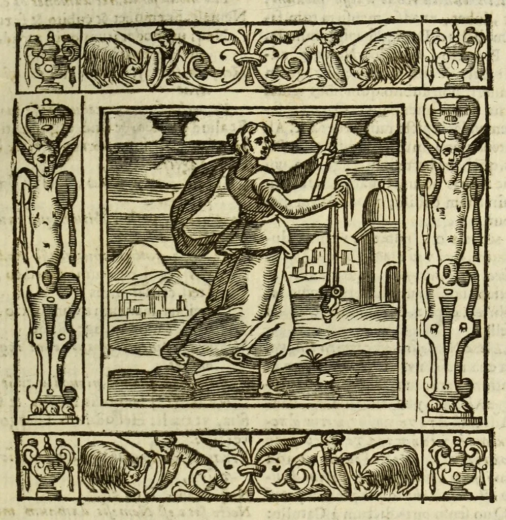 An illustration from Andreae Alciati Emblemata, 1621, leaf 241
