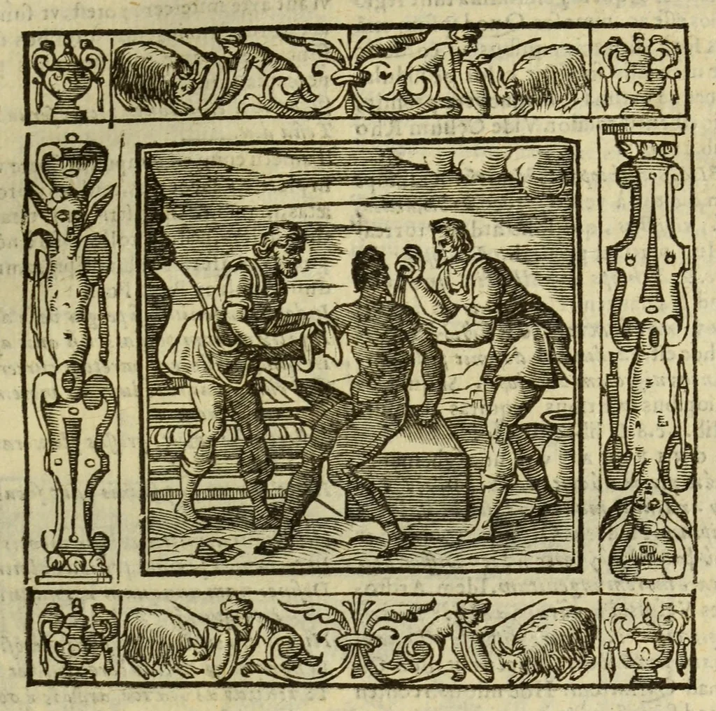 An illustration from Andreae Alciati Emblemata, 1621, leaf 357