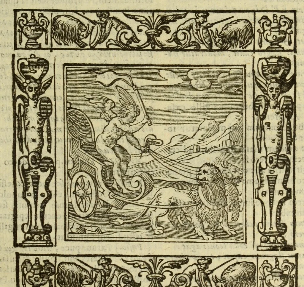 An illustration from Andreae Alciati Emblemata, 1621, leaf 525