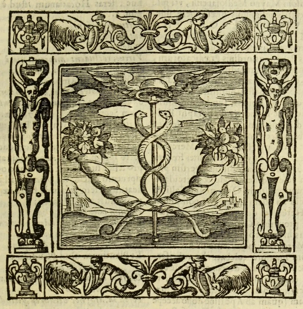 An illustration from Andreae Alciati Emblemata, 1621, leaf 591