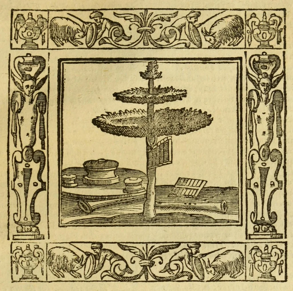An illustration from Andreae Alciati Emblemata, 1621, leaf 957
