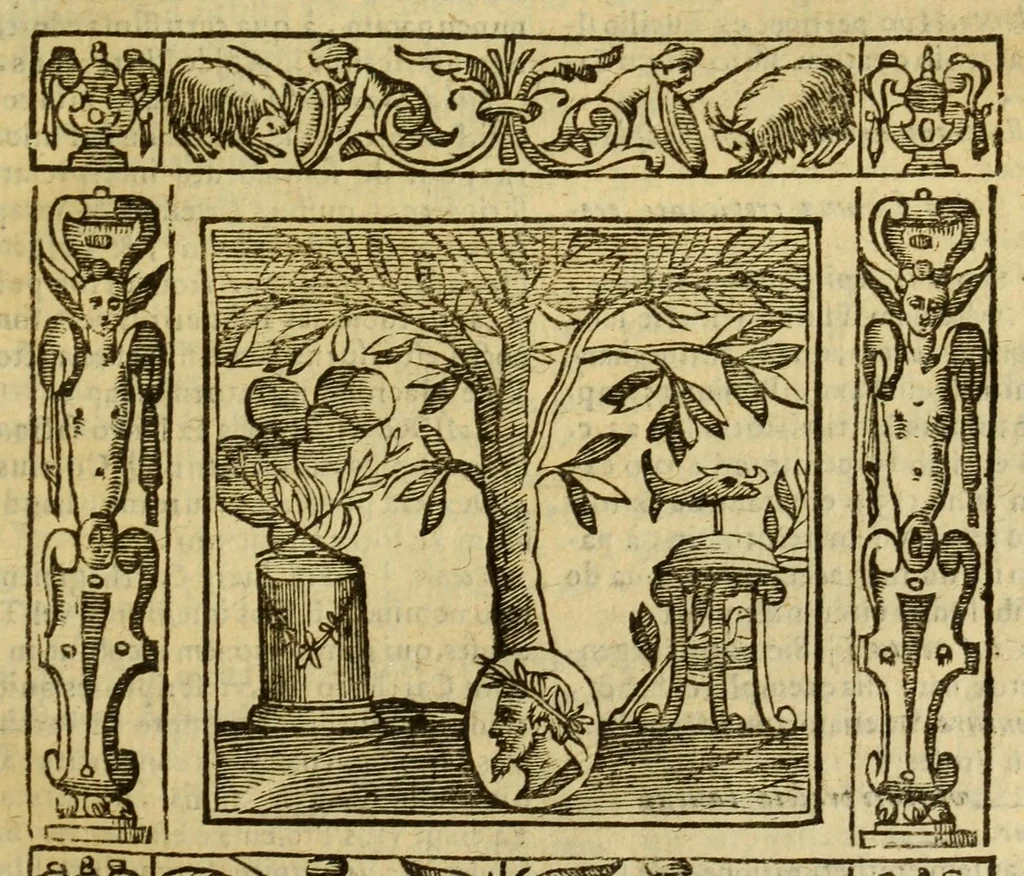 An illustration from Andreae Alciati Emblemata, 1621, leaf 965