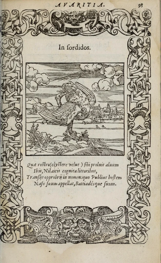 An illustration from Emblemata, 1551, leaf 101
