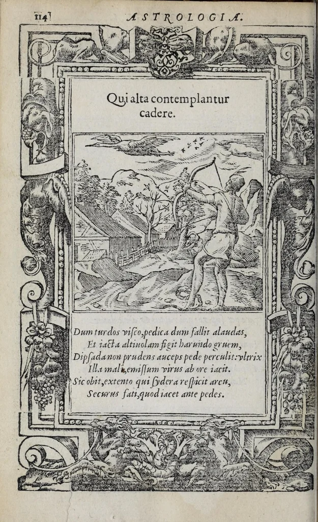 An illustration from Emblemata, 1551, leaf 120