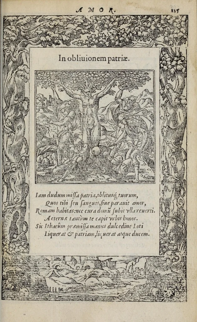 An illustration from Emblemata, 1551, leaf 131