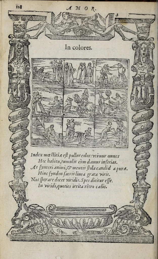 An illustration from Emblemata, 1551, leaf 134